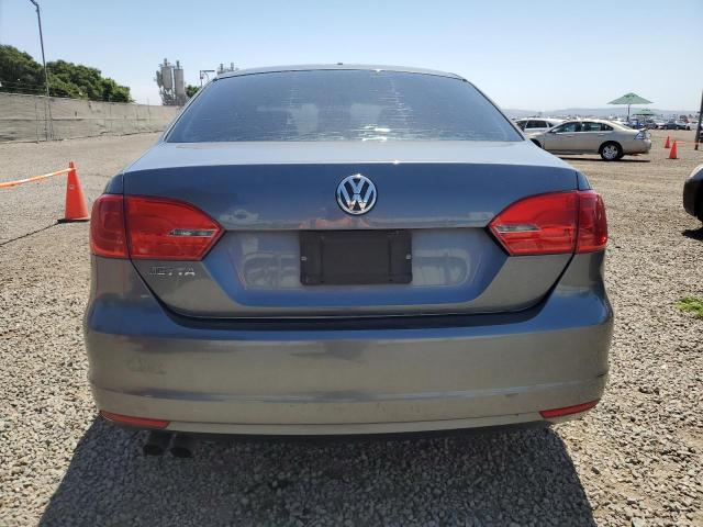 3VW2K7AJ2EM219062 - 2014 VOLKSWAGEN JETTA BASE 灰色 照片 6