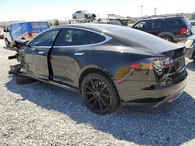 5YJSA1H15EFP44601 - 2014 TESLA MODEL S BLACK photo 2