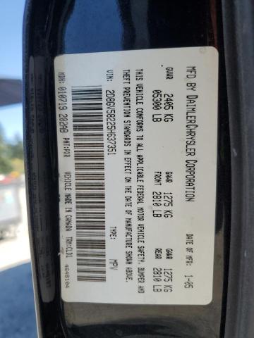 2D8GV58225H637351 - 2005 DODGE MAGNUM R/T BLACK photo 12