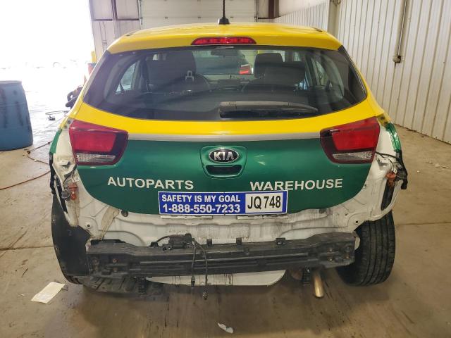 3KPA25AB6JE090775 - 2018 KIA RIO LX YELLOW photo 6