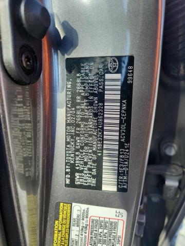 4T1BE32K74U862328 - 2004 TOYOTA CAMRY LE 灰色 照片 13