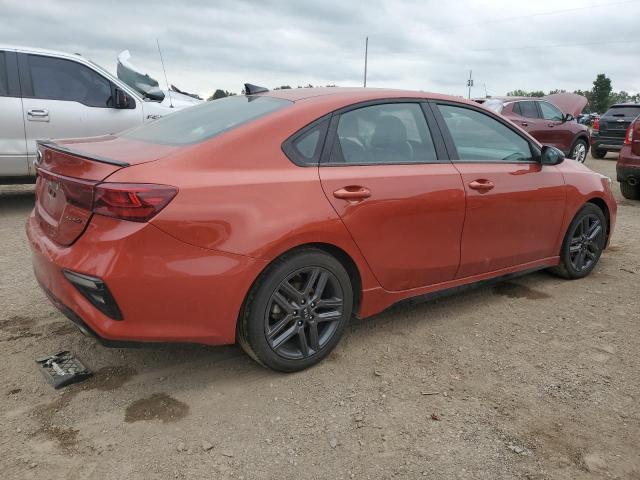 3KPF34AD4ME407388 - 2021 KIA FORTE GT LINE ORANGE photo 3