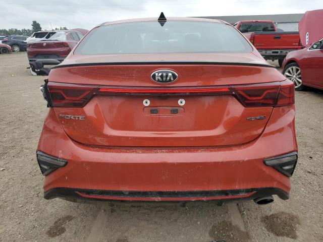 3KPF34AD4ME407388 - 2021 KIA FORTE GT LINE ORANGE photo 6