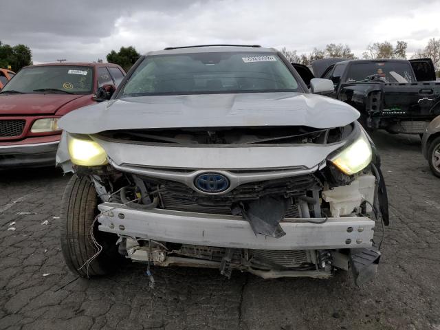 5TDZARAHXMS507892 - 2021 TOYOTA HIGHLANDER HYBRID LE GRAY photo 5