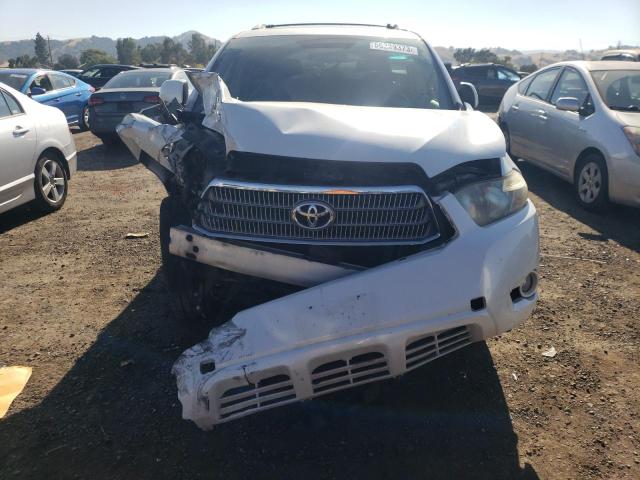 JTEEW44A182014404 - 2008 TOYOTA HIGHLANDER HYBRID LIMITED WHITE photo 5