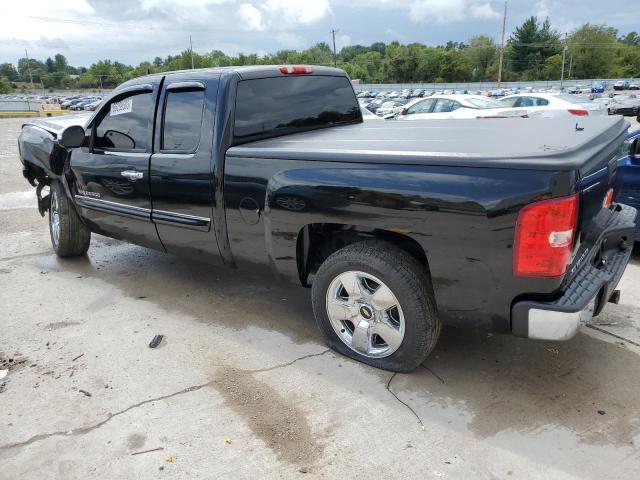 1GCSCSE09AZ156393 - 2010 CHEVROLET SILVERADO2 C1500 LT BLACK photo 2