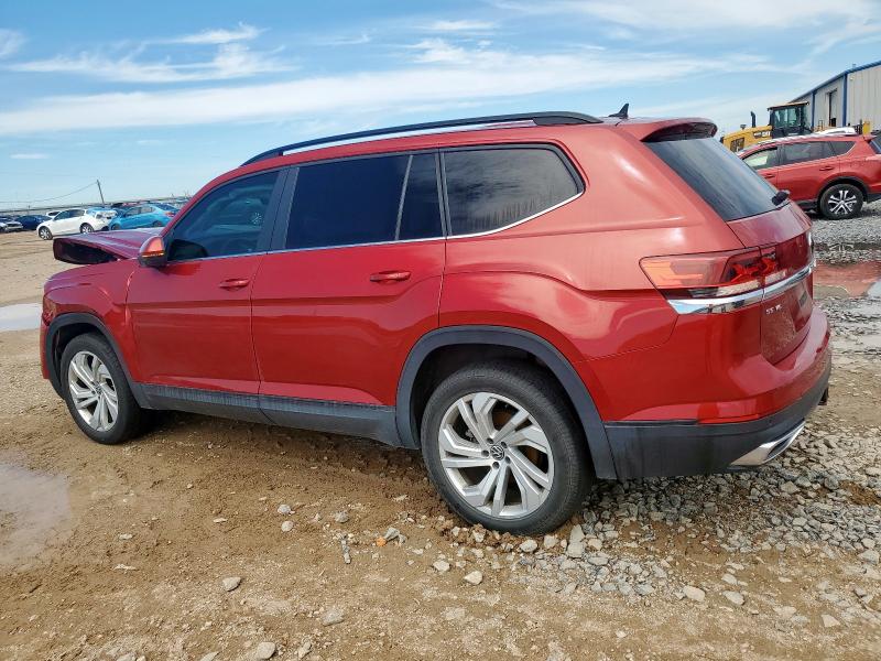 1V2JR2CA1MC510483 - 2021 VOLKSWAGEN ATLAS SE أحمر صورة 2