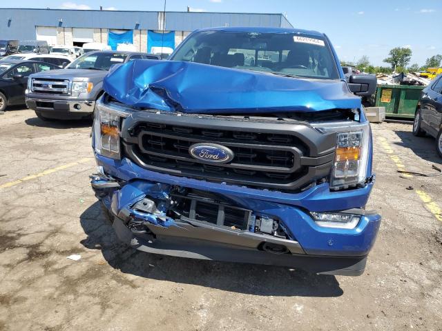 1FTFW1E83NFA45757 - 2022 FORD F150 SUPERCREW BLUE photo 5