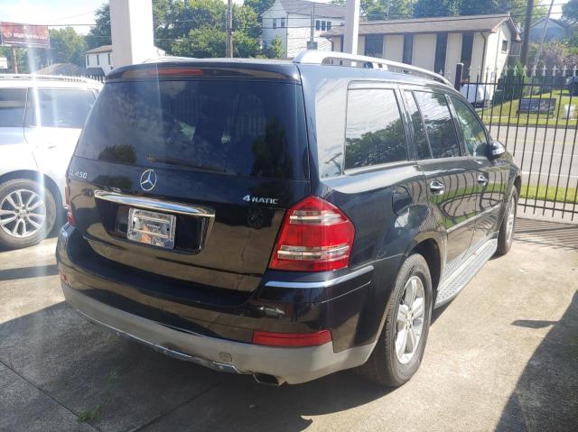 4JGBF71E57A102811 - 2007 MERCEDES-BENZ GL 450 4MATIC BLACK photo 4