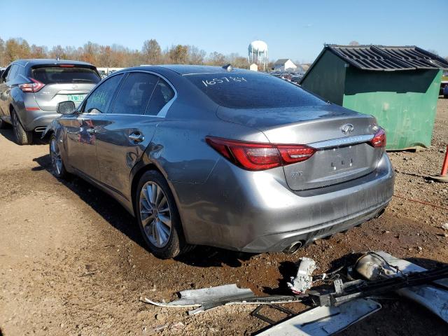 JN1CV7AR8JM280798 - 2018 INFINITI Q50 PURE SILVER photo 3