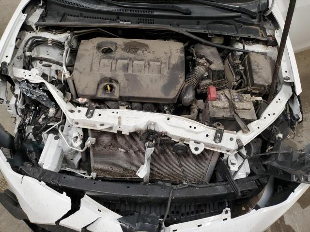 2T1BURHE0KC188917 - 2019 TOYOTA COROLLA L WHITE photo 11
