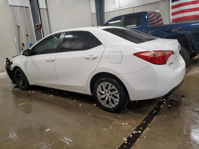 2T1BURHE0KC188917 - 2019 TOYOTA COROLLA L WHITE photo 2