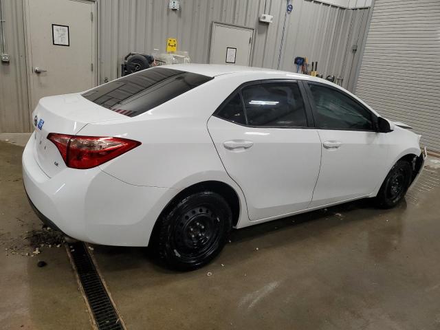 2T1BURHE0KC188917 - 2019 TOYOTA COROLLA L WHITE photo 3