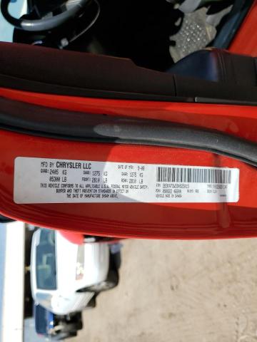 2B3KA73W59H525015 - 2009 DODGE CHARGER SRT-8 RED photo 12