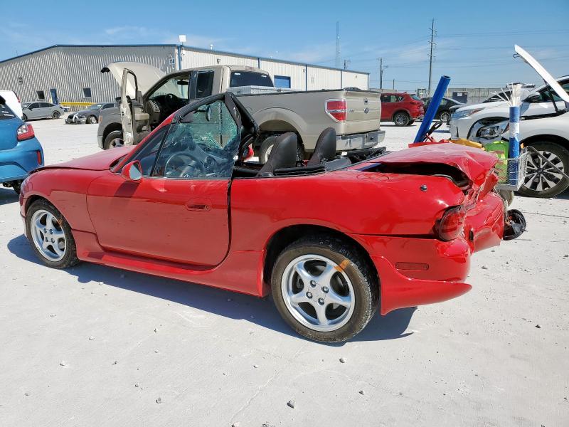 JM1NB353910218136 - 2001 MAZDA MX-5 MIATA BASE RED photo 2