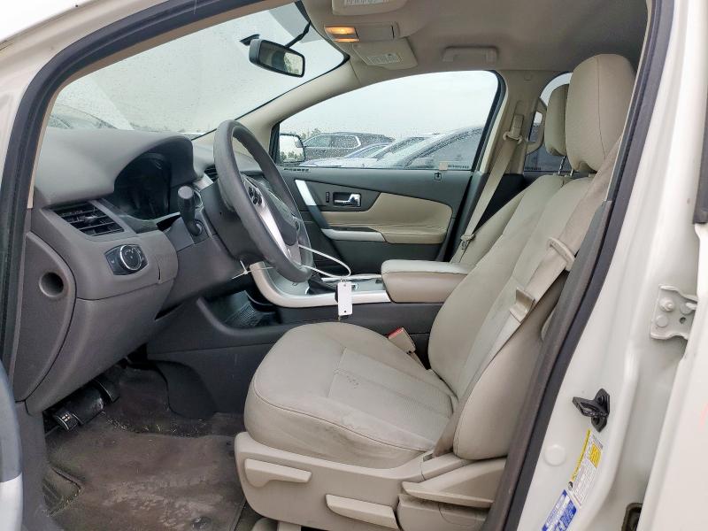 2FMDK3GC3CBA69454 - 2012 FORD EDGE SE WHITE photo 7