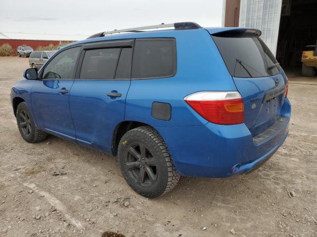 JTEES41A182089104 - 2008 TOYOTA HIGHLANDER BLUE photo 3