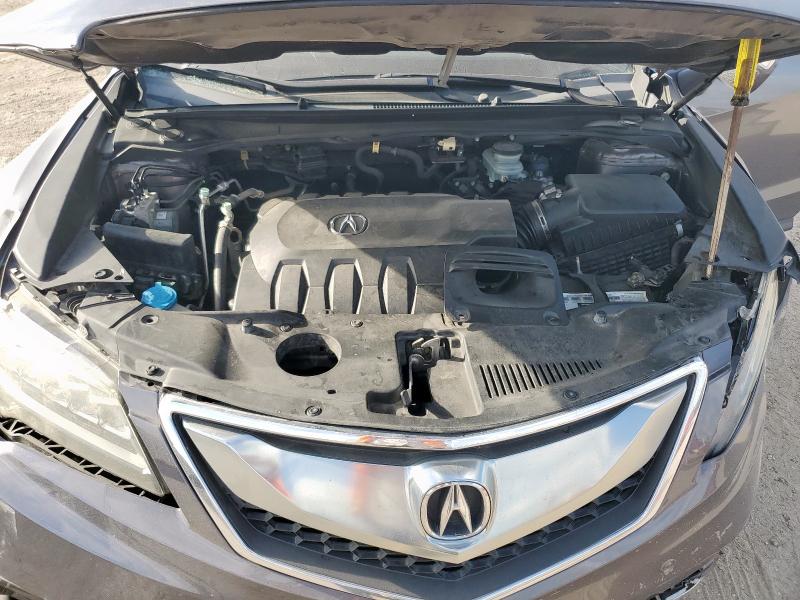 5J8TB3H74HL006695 - 2017 ACURA RDX ADVANCE GRAY photo 12