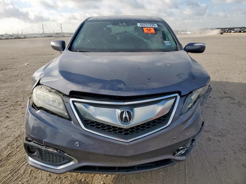 5J8TB3H74HL006695 - 2017 ACURA RDX ADVANCE GRAY photo 5