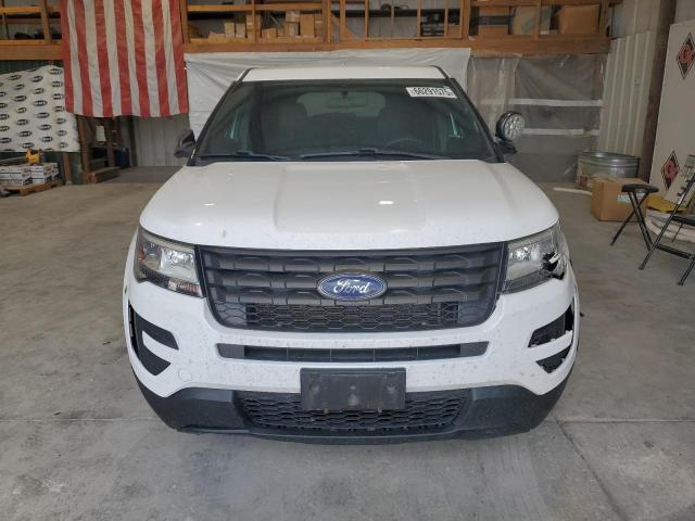 1FM5K8AR7JGB91660 - 2018 FORD EXPLORER POLICE INTERCEPTOR Blanco foto 5
