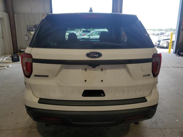 1FM5K8AR7JGB91660 - 2018 FORD EXPLORER POLICE INTERCEPTOR Blanco foto 6