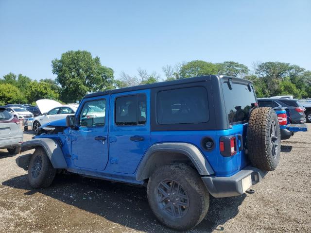 1C4PJXKN4RW169624 - 2024 JEEP WRANGLER SPORT BLUE photo 2