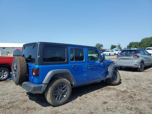 1C4PJXKN4RW169624 - 2024 JEEP WRANGLER SPORT BLUE photo 3