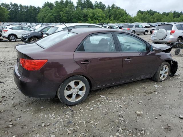 KNAFU4A29A5049091 - 2010 KIA FORTE EX BURGUNDY photo 3