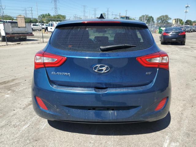 KMHD35LH1EU177112 - 2014 HYUNDAI ELANTRA GT BLUE photo 6