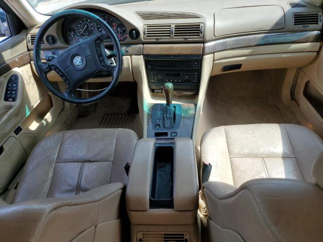 WBAGF8325WDL51588 - 1998 BMW 740 I AUTOMATIC GREEN photo 8