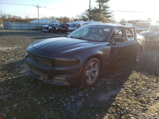 2C3CDXHG0HH523400 - 2017 DODGE CHARGER SXT BLACK photo 2