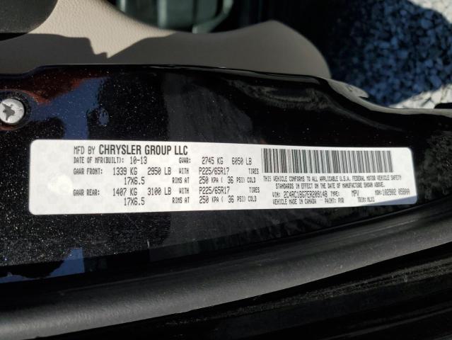 2C4RC1BG7ER209148 - 2014 CHRYSLER TOWN & COU TOURING BLACK photo 14