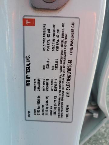 5YJ3E1EA7JF025048 - 2018 TESLA MODEL 3 Ağ foto 12