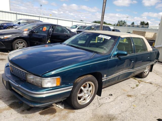 1G6KF52YXRU249356 - 1994 CADILLAC DEVILLE CONCOURS GREEN photo 1