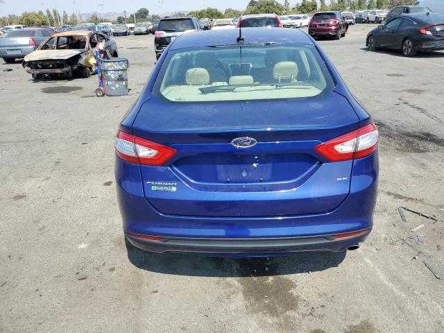 3FA6P0PU3GR357011 - 2016 FORD FUSION SE PHEV BLUE photo 6