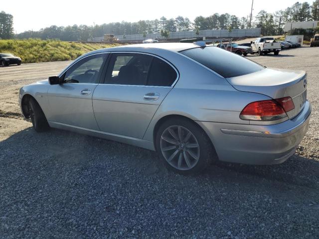 WBAHN83597DT67392 - 2007 BMW 750 SILVER photo 2