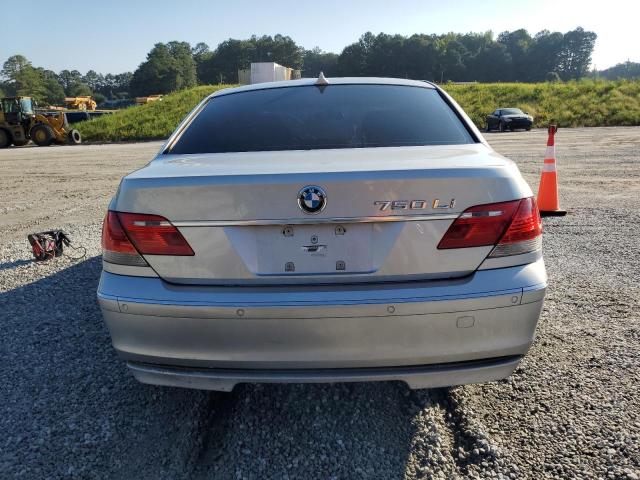 WBAHN83597DT67392 - 2007 BMW 750 SILVER photo 6