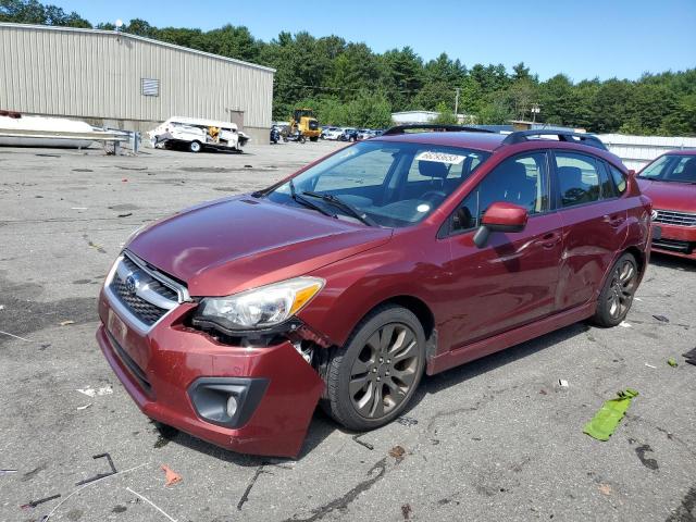 JF1GPAL64DH825388 - 2013 SUBARU IMPREZA SPORT PREMIUM RED photo 1