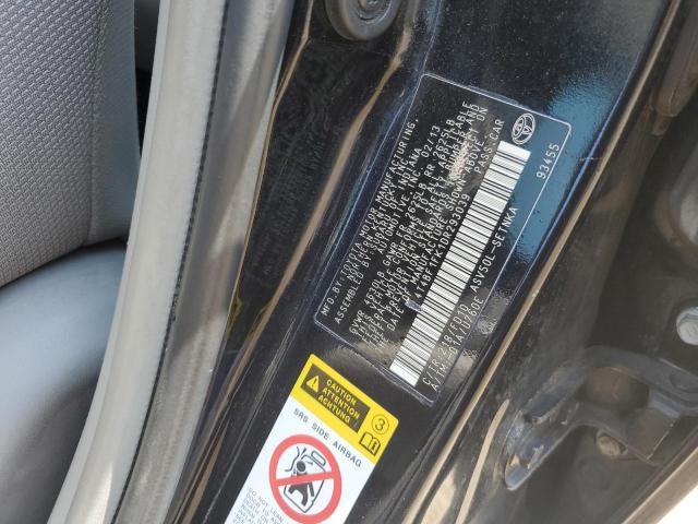 4T4BF1FK1DR293039 - 2013 TOYOTA CAMRY L Negro foto 12