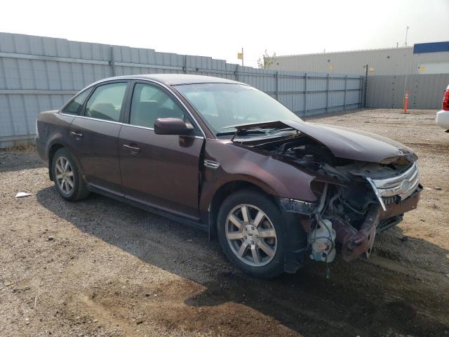 1FAHP24W89G113715 - 2009 FORD TAURUS SEL BURGUNDY photo 4