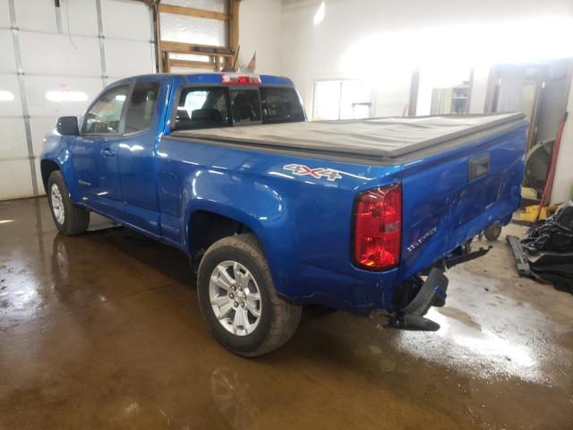 1GCHTCEA2M1289606 - 2021 CHEVROLET COLORADO LT BLUE photo 3