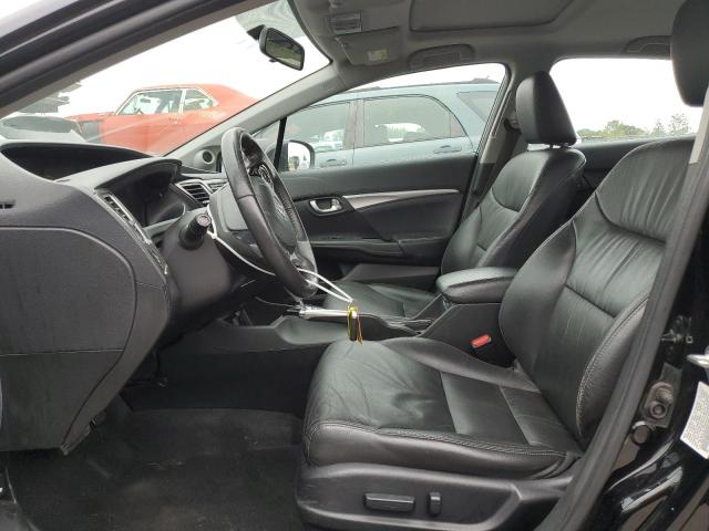 19XFB2F99EE261499 - 2014 HONDA CIVIC EXL შავი ფოტო 7