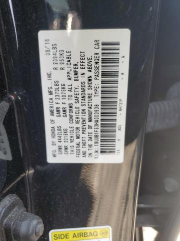 19UUB1F53HA003938 - 2017 ACURA TLX TECH BLACK photo 12