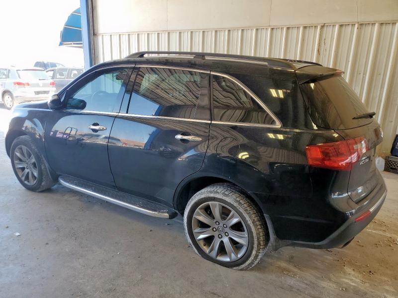 2HNYD2H66CH547120 - 2012 ACURA MDX ADVANCE BLACK photo 2