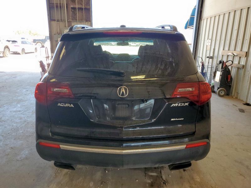 2HNYD2H66CH547120 - 2012 ACURA MDX ADVANCE BLACK photo 6
