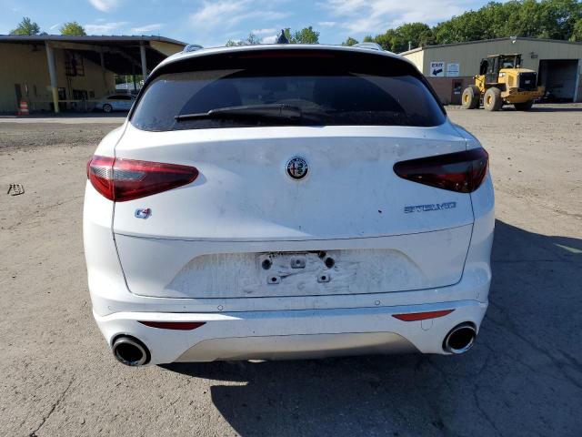 ZASPAKBN4M7D20541 - 2021 ALFA ROMEO STELVIO TI WHITE photo 6