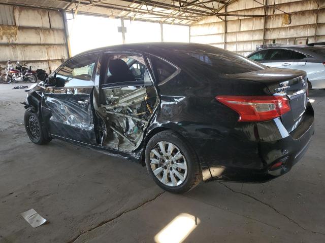 3N1AB7AP2GL681006 - 2016 NISSAN SENTRA S BLACK photo 2