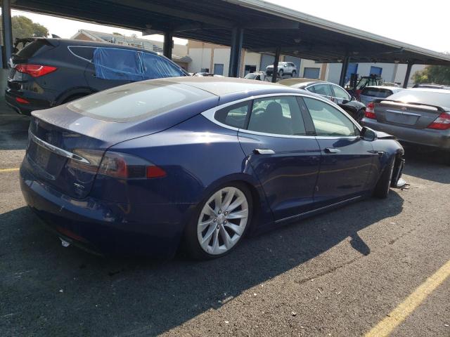 5YJSA1E20JF293598 - 2018 TESLA MODEL S Կապույտ լուսանկար 3