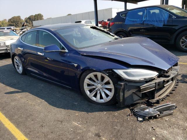 5YJSA1E20JF293598 - 2018 TESLA MODEL S Կապույտ լուսանկար 4