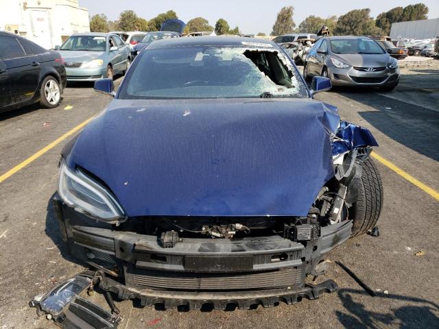5YJSA1E20JF293598 - 2018 TESLA MODEL S Կապույտ լուսանկար 5
